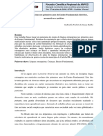 Línguas Estrangeiras Nos Primeiros Anos Do Ensino Fundamental