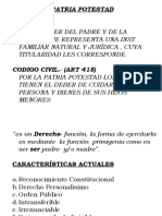 Definición.-Es El Poder Del Padre Y de La Madre, Que Representa Una Inst. Familiar Natural Y Jurídica, Cuya Titularidad Les Corresponde