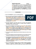 CONTRATO PRIVADO DE COMISIÓN MERCANTIL COMISIONISTA y XXXXX