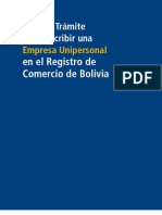 Pasos para Empresa Unipersonal