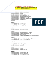 CGP Portfolio and Attachments For Grade 12