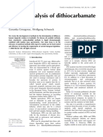 Dithiocarbamates - Article in Trends in Anal Chem, 2009