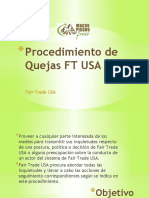 Procedimiento de Quejas - FT - Usa