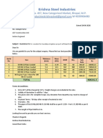 Quotataion For GI Conduits 14-08-20