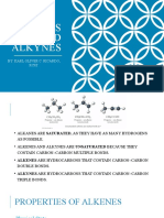 Alkenes AND Alkynes: By: Karl Oliver C. Ricardo, RCHT