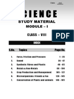 Science - Module-1 (Class Viii)