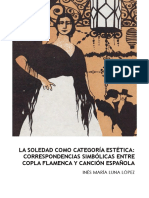 La Soledad Como Categoría Estética. Correspondencias Simbólicas Entre Copla Flamenca y Canción Española