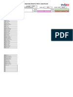 Input Data Sheet For SHS E-Class Record: Learners' Names