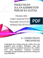 KELOMPOK 3 MANAJEMEN BAB 3 Lingkungan Keunggulan Kompetitif, Dan Operasi Kualitas