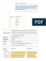 Matriz de Vaciado