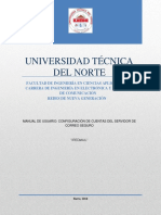 Manual de Usuario - Servidor Correo