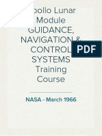 NASA Apollo's Lunar Excursion Module - Guidance, Navigation & Control Systems