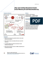 Restricted Clonality and Limited Germinal Center Reentry Characterize Memory B Cell Reactivation by Boosting