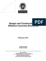 Design and Construction of Offshore Concrete Structures: February 2017