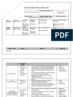 Job Hazard Analysis (Jha) : Contractor: Date: Doc. No. & Rev. No.: 00