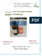 TP Raffinage Point Aniline