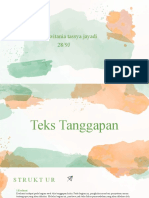 Teks Tanggapan