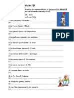 Comparatif Exercices