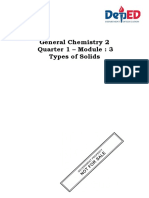 ES Module 3 - Quarter 1 - Types of Solids