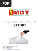 Situation Prior To The Parliamentary Elections - EMDS