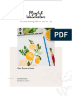 Playful Watercolors Citrus Class Guide PDF