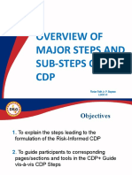 Overview of Steps - Sub-Steps of CDP