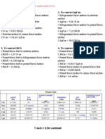 To Convert N M: 2. To Convert KGF M:: The Internationally Accepted Unit Is The Newton-Metre (N M)