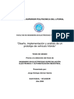 Diseño, Implementacion y Analisis de Un Vehiculo Hibrido