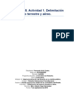 M14. U2. S5. Actividad 1. Delimitación Del Espacio Terrestre y Aéreo