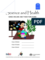 Science 3 DLP 1 - Sense Organs and Their Functions