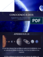 Conociendo A Dios