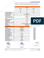 Tdj-609017Deh-65F: Xpol 698 960Mhz 65° 16.5dbi 0° 10° Manual or by Optional Rcu (Remote Control Unit) Antenna