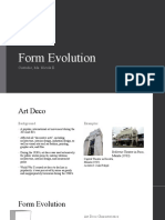 Form Evolution (THEORY OF ARCHITECTURE)