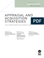 Shallcross, Prom. (2016) - Appraisal and Acquisition Strategies