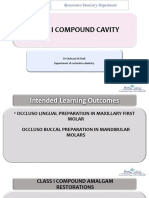 Compound Class I Cavity Dent 231