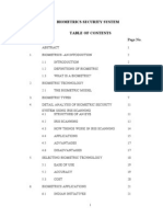 Bio Metrics Security System Report