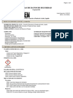 Hoja de Datos de Seguridad 54sg Liquido Español