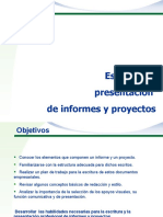 Redacción de Informes y Proyectos