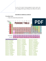 The Spirit of Chemical Sciences