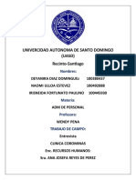 Procesos de Adm TRABAJO DE CAMPO