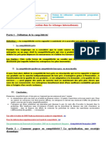 Fiche 4 Mondialisation L'insertion Dans Les Échanges