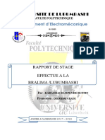 Rapport de Stage Bralima