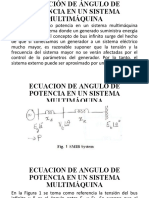 Ecuación de Ángulo de Potencia en Un Sistema