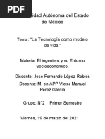 La Tecnologia Como Modelo de Vida