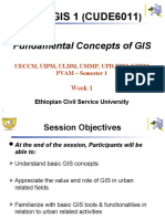 Basic GIS 1 CUDE6011: Fundamental Concepts of GIS