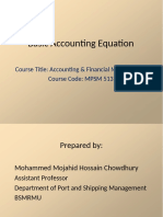 Basic Accounting Equation