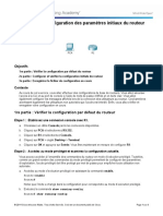 PT1. Configuration Des Paramètres Initiaux Du Routeur