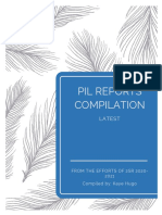 Pil Reports Compilation: Latest