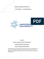 Biology Lab Report (PROTEINS)