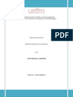 Texto de Apoio de Introdução À Economia II - Por Zito Manuel Campira (Versão